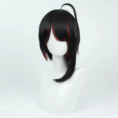 Arknights Cosplay Wigs Gnosis Earchist Lucan Black Wigs