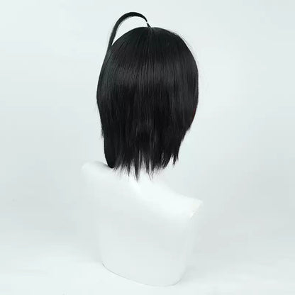 Arknights Cosplay Wigs Gnosis Earchist Lucan Black Wigs