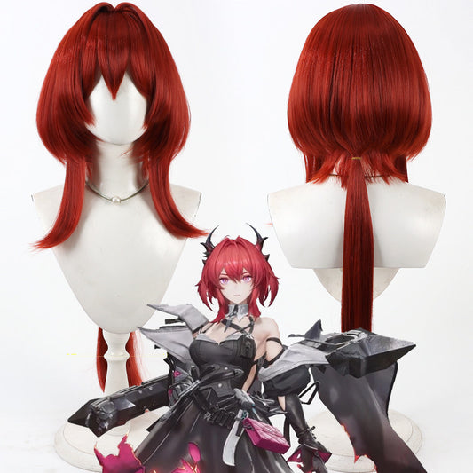 Arknights Cosplay Wigs Laevatain Burgundy Wigs