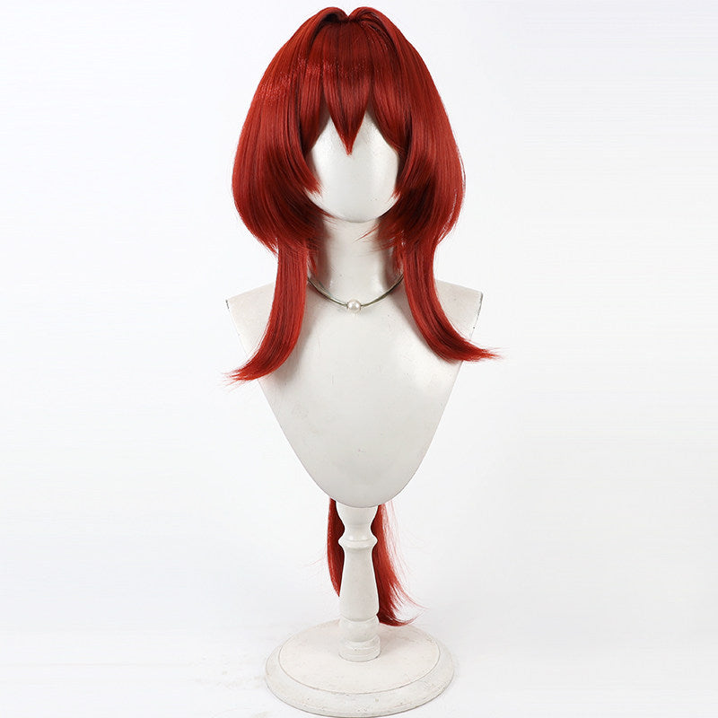 Arknights Cosplay Wigs Laevatain Burgundy Wigs