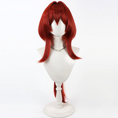 Arknights Cosplay Wigs Laevatain Burgundy Wigs