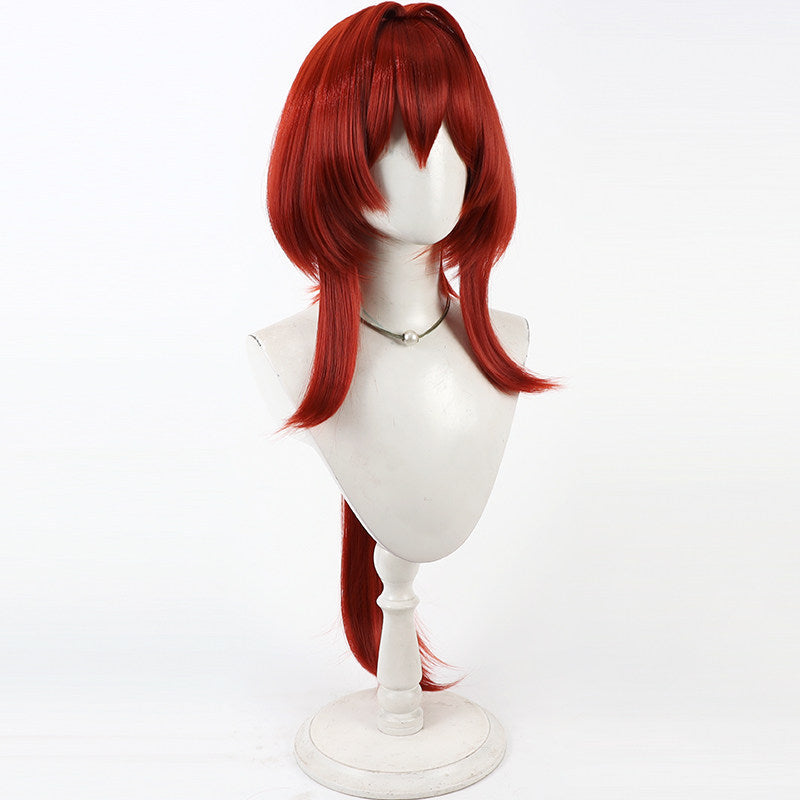 Arknights Cosplay Wigs Laevatain Burgundy Wigs