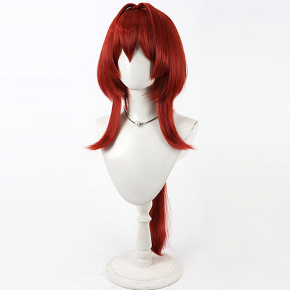 Arknights Cosplay Wigs Laevatain Burgundy Wigs