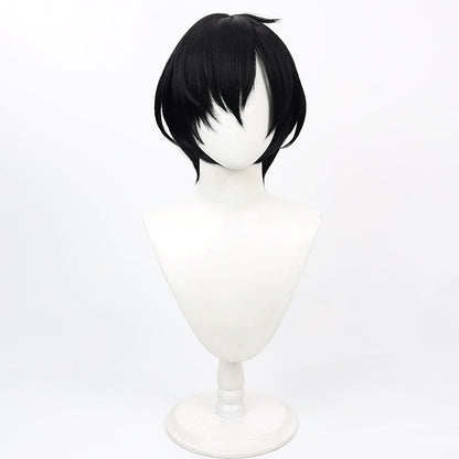 Arknights Cosplay Wigs Lessing Maeyer Black Wigs