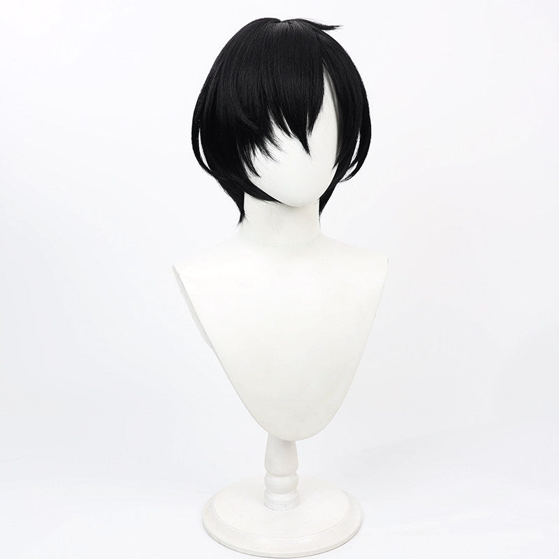 Arknights Cosplay Wigs Lessing Maeyer Black Wigs
