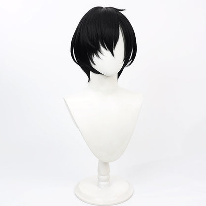 Arknights Cosplay Wigs Lessing Maeyer Black Wigs