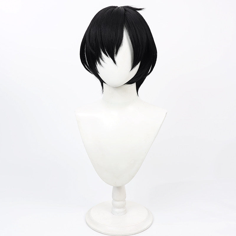 Arknights Cosplay Wigs Lessing Maeyer Black Wigs