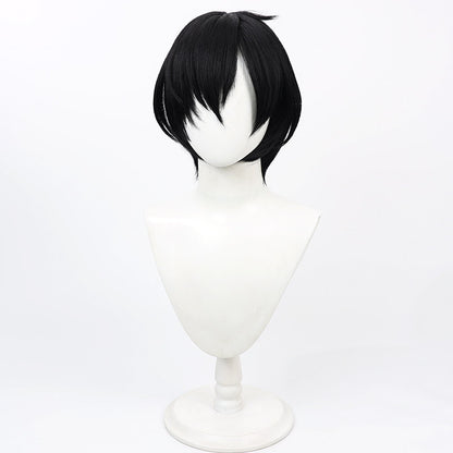 Arknights Cosplay Wigs Lessing Maeyer Black Wigs