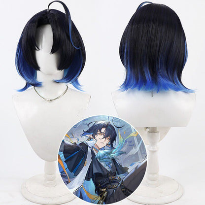 Arknights Cosplay Wigs Lumen Blue Gradient Wigs