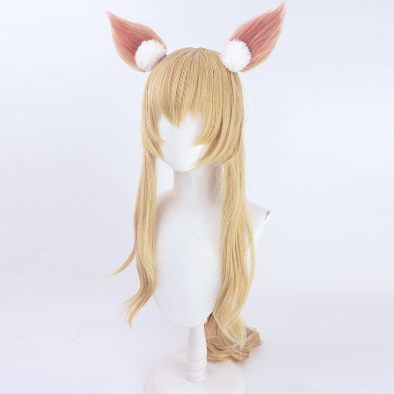 Arknights Cosplay Wigs Margaret Nearl Nearl the Radiant Knight Gold Wigs