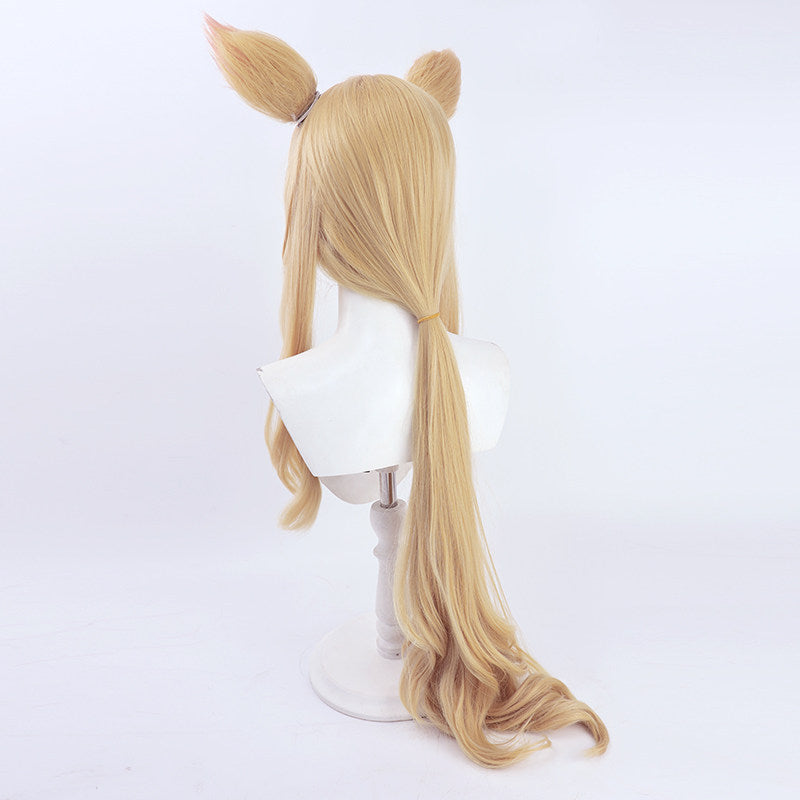 Arknights Cosplay Wigs Margaret Nearl Nearl the Radiant Knight Gold Wigs