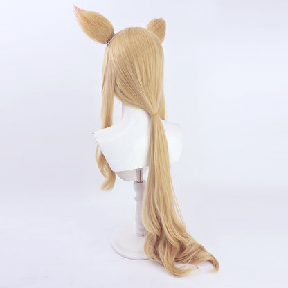 Arknights Cosplay Wigs Margaret Nearl Nearl the Radiant Knight Gold Wigs