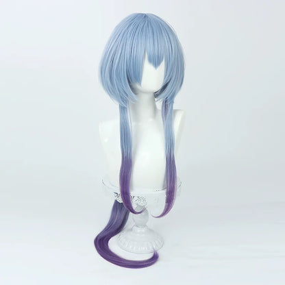 Arknights Cosplay Wigs Mizuki Gradient Long Ponytail Wigs