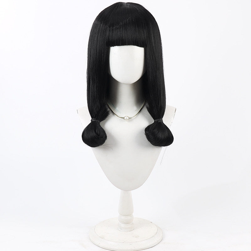 Arknights Cosplay Wigs Titi Black Wigs