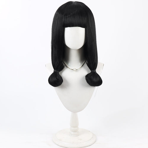 Arknights Cosplay Wigs Titi Black Wigs