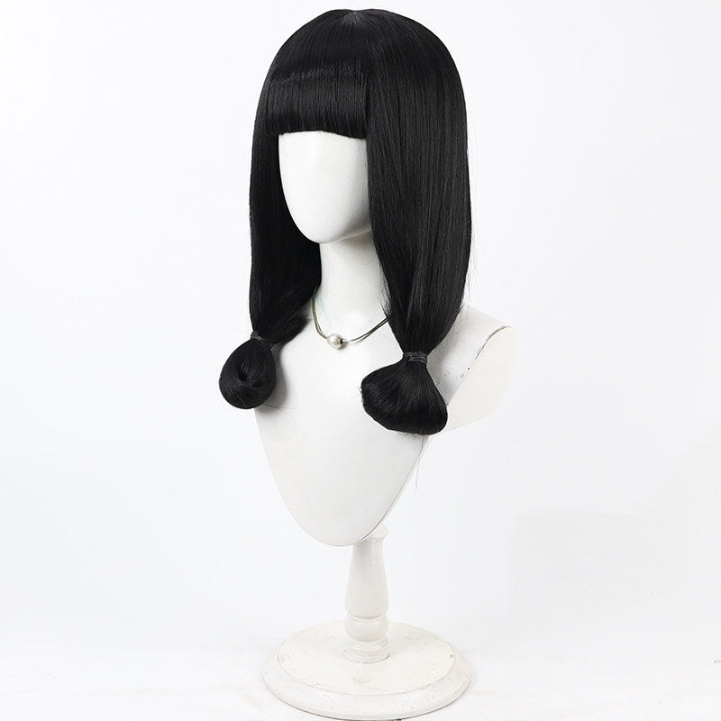 Arknights Cosplay Wigs Titi Black Wigs