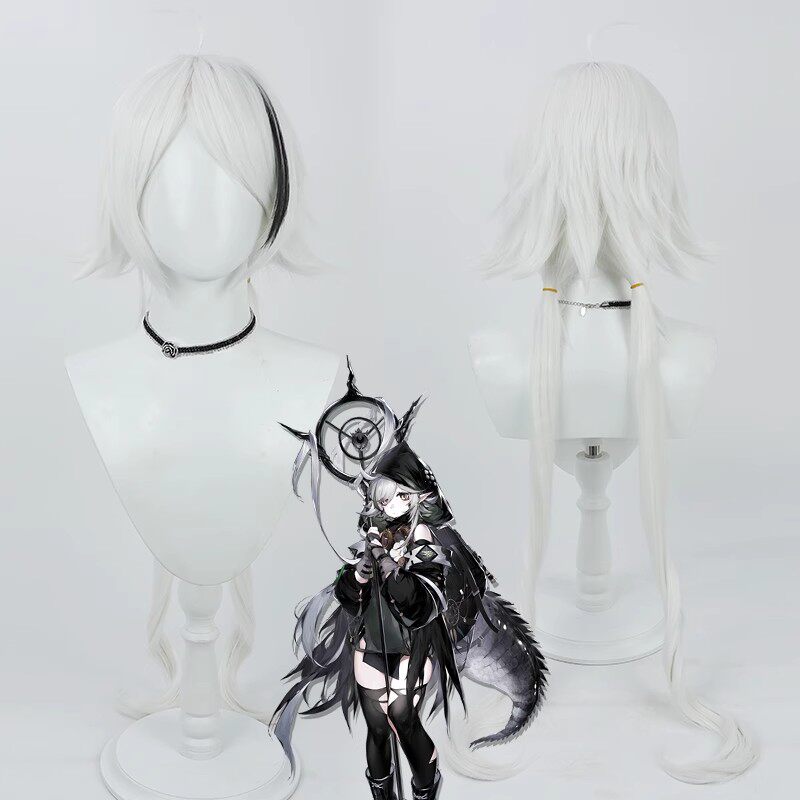 Arknights Cosplay Wigs Tomimi White Wigs