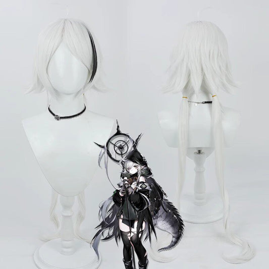 Arknights Cosplay Wigs Tomimi White Wigs