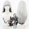 Arknights Irene Cosplay Wigs Silver Black Gradient Wigs