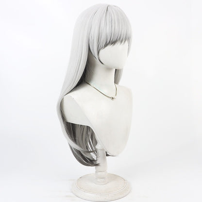 Arknights Irene Cosplay Wigs Silver Black Gradient Wigs