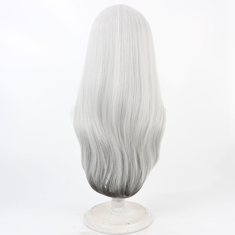 Arknights Irene Cosplay Wigs Silver Black Gradient Wigs