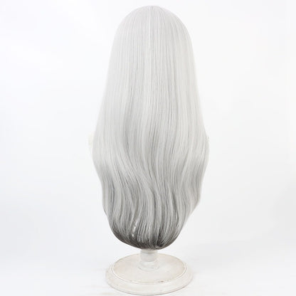 Arknights Irene Cosplay Wigs Silver Black Gradient Wigs