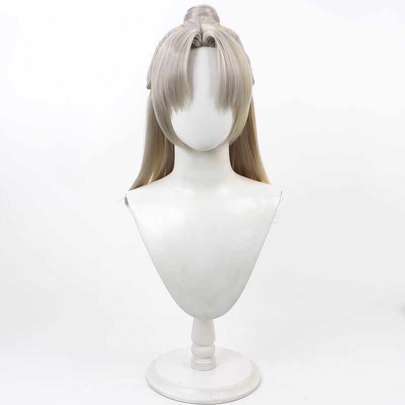 Arknights Ji Cosplay Wigs Multi Gradient Wigs