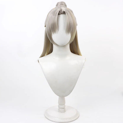 Arknights Ji Cosplay Wigs Multi Gradient Wigs