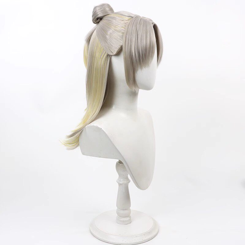 Arknights Ji Cosplay Wigs Multi Gradient Wigs