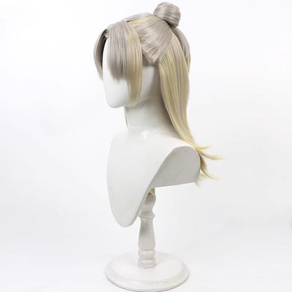 Arknights Ji Cosplay Wigs Multi Gradient Wigs
