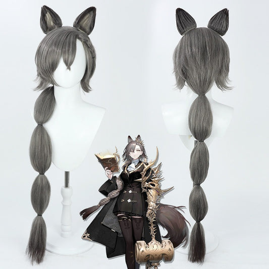 Arknights Penitance Cosplay Wigs Thick Braid Wigs