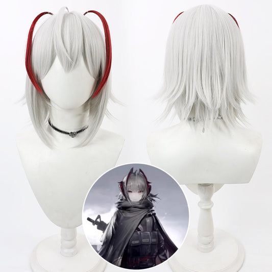 Arknights W Cosplay Wigs Cremation Last Wish White Wigs