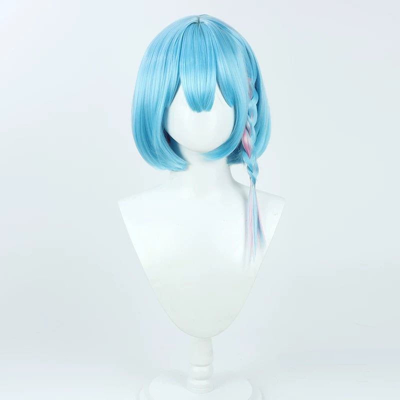 Arona Cosplay Wigs Blue Archive Extra Sideburn Braids Wigs