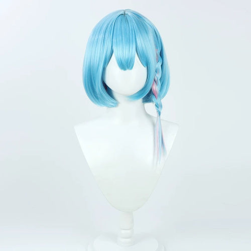 Arona Cosplay Wigs Blue Archive Extra Sideburn Braids Wigs