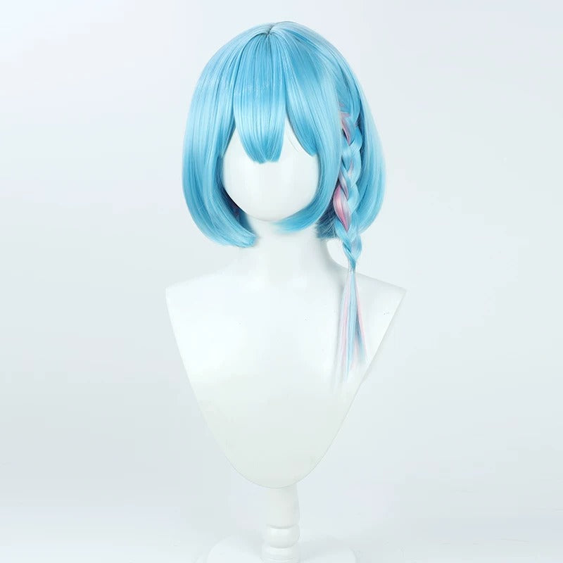 Arona Cosplay Wigs Blue Archive Extra Sideburn Braids Wigs