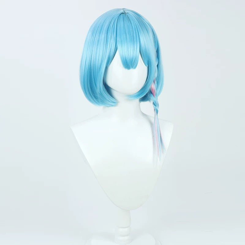 Arona Cosplay Wigs Blue Archive Extra Sideburn Braids Wigs