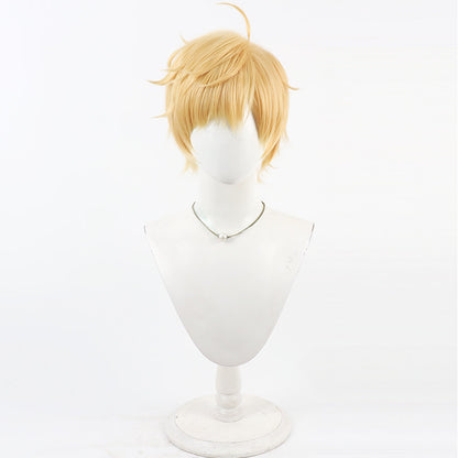 Arthur Pendragon Cosplay Wigs FGO Fluffy Yellow Wigs