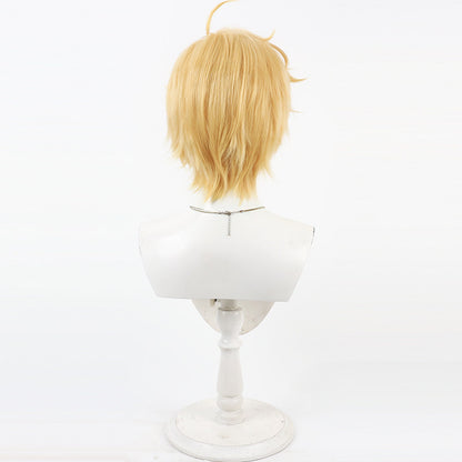 Arthur Pendragon Cosplay Wigs FGO Fluffy Yellow Wigs
