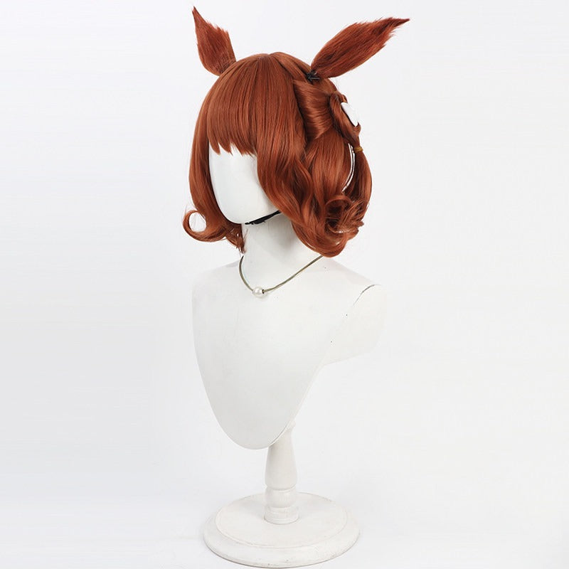 Aston Machan Gun Cosplay Wigs Pretty Derby Matching Ears Tail