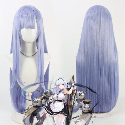 Azur Lane Games Cosplay Wigs HMS Dido Light Blue Wigs