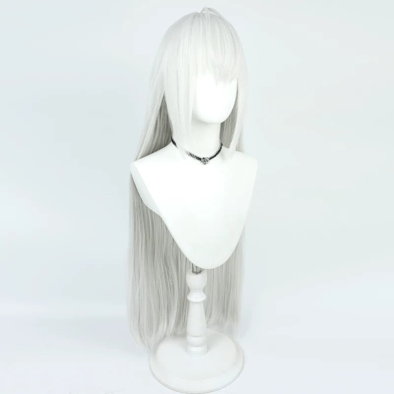 Azusa Shirasu Blue Archive Cosplay Wigs Silver Wigs