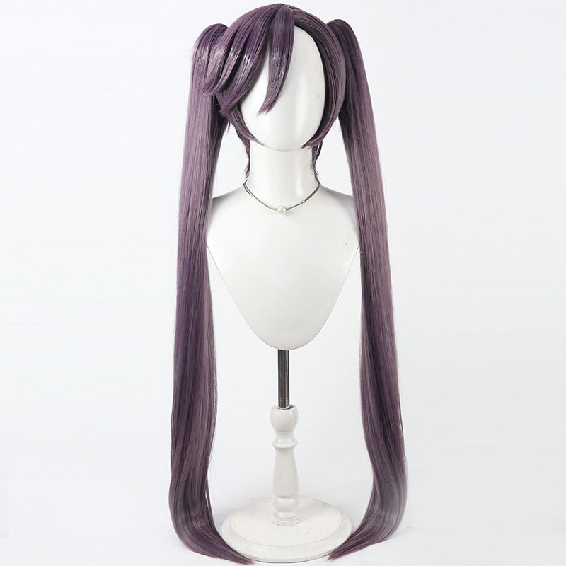BLEACH Anime Cosplay Wigs Saito Furofushi Split Ponytail Wigs