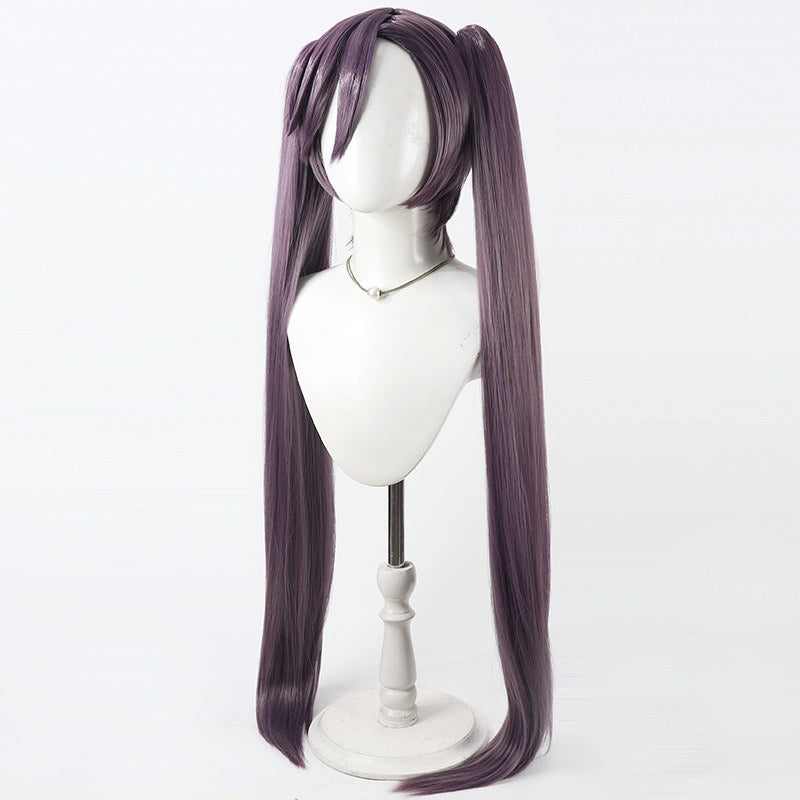 BLEACH Anime Cosplay Wigs Saito Furofushi Split Ponytail Wigs