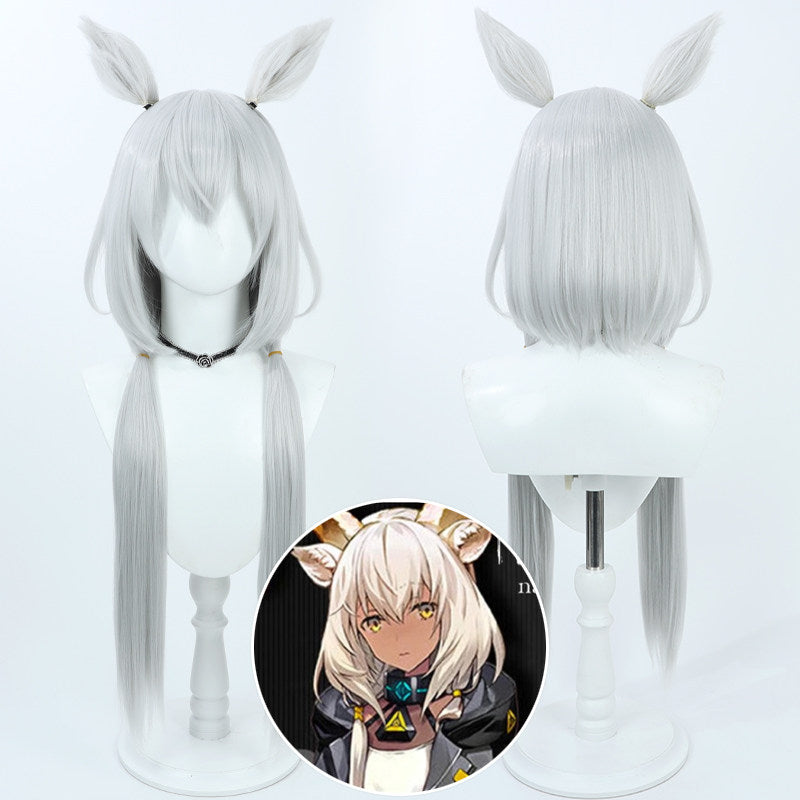 Beeswax Cosplay Wigs Silver Wigs Arknights New Codename