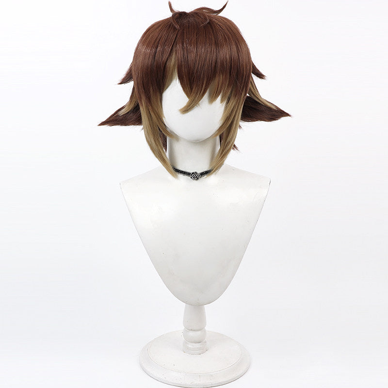 Bison Arknights Cosplay Wigs Highlight Flip Animal Ears