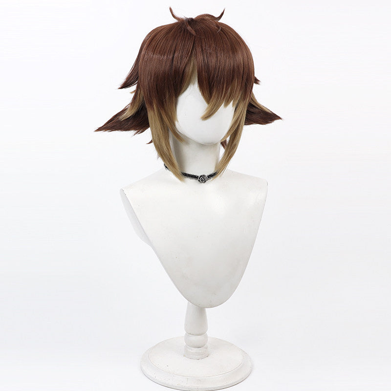 Bison Arknights Cosplay Wigs Highlight Flip Animal Ears