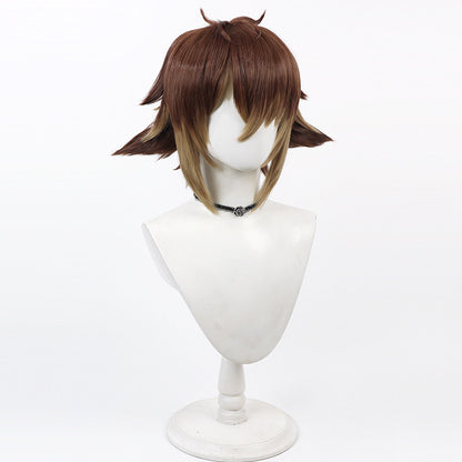 Bison Arknights Cosplay Wigs Highlight Flip Animal Ears