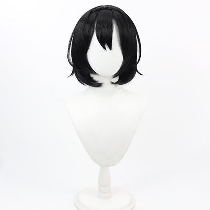 Blue Archive Cosplay Wigs Ayane Okusora Black Bob Wigs