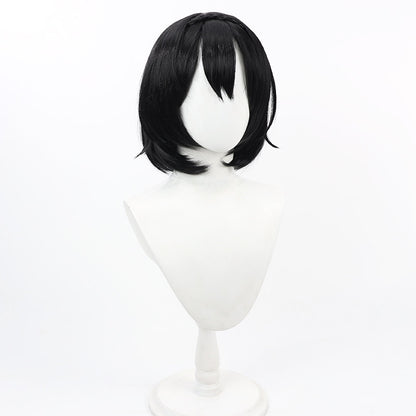 Blue Archive Cosplay Wigs Ayane Okusora Black Bob Wigs