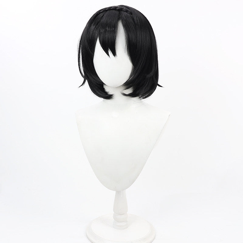Blue Archive Cosplay Wigs Ayane Okusora Black Bob Wigs